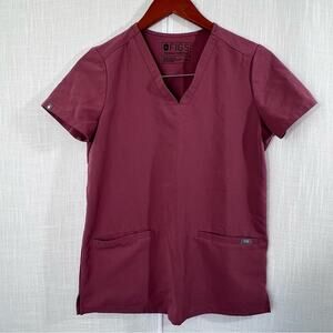Figs Scrub Top Casma Technical Collection 3 Pocket V Neck Size XXS
